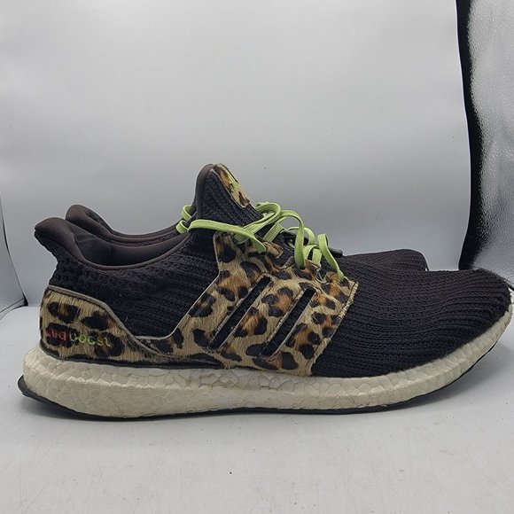 Adidas UltraBoost DNA Mens 12 Animal Pack Leopard Print Black Shoes FZ2731 - Picture 7 of 14